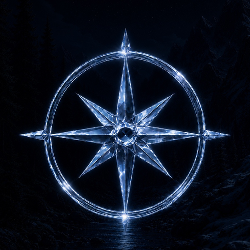 The Immunity of Negativity crystal compass emblem